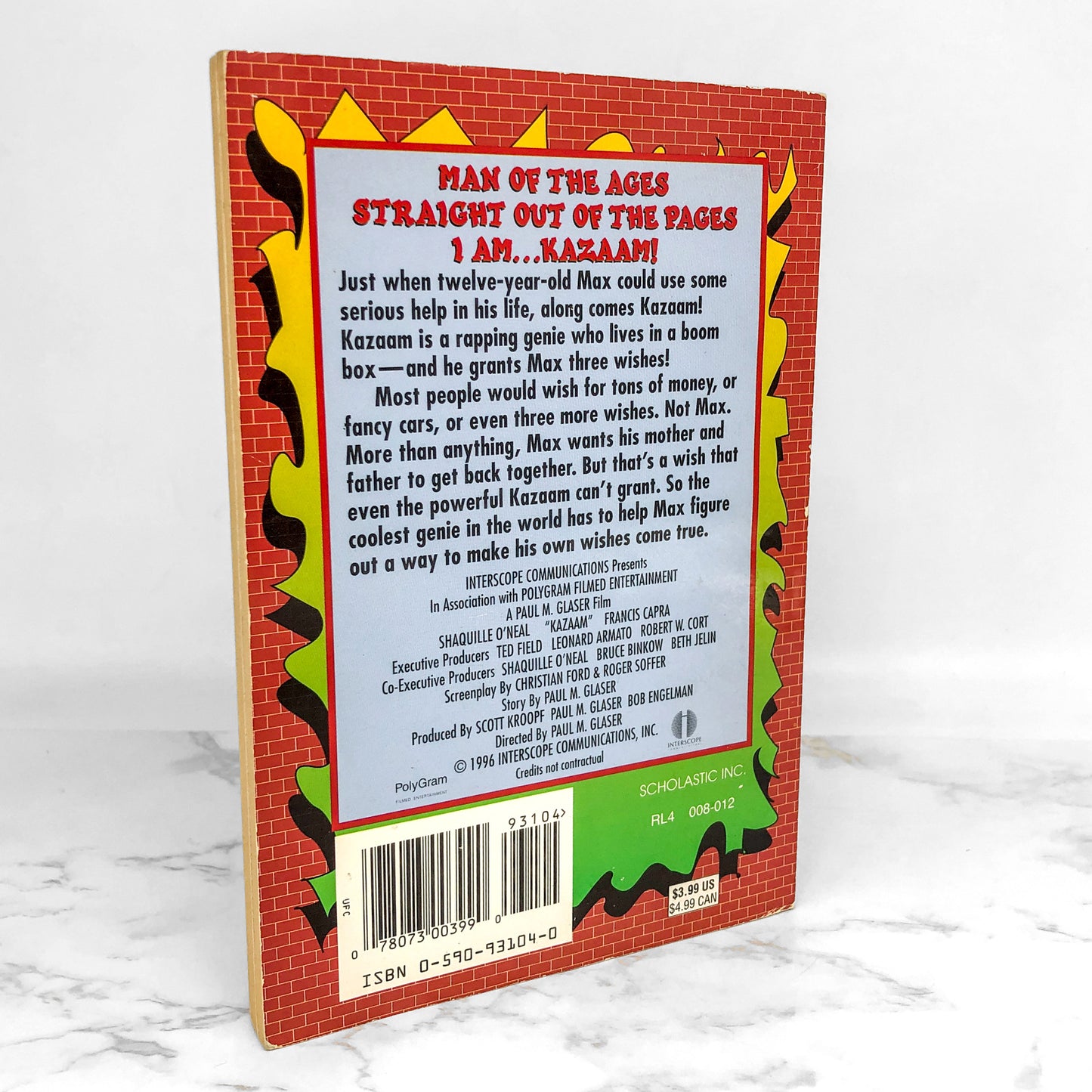 Kazaam by Nicholas Edwards [MOVIE TIE-IN PAPERBACK] 1996