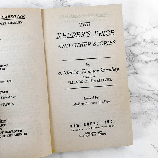 The Keepers Price & Other Stories by Marion Zimmer Bradley & Friends [1980 PAPERBACK]