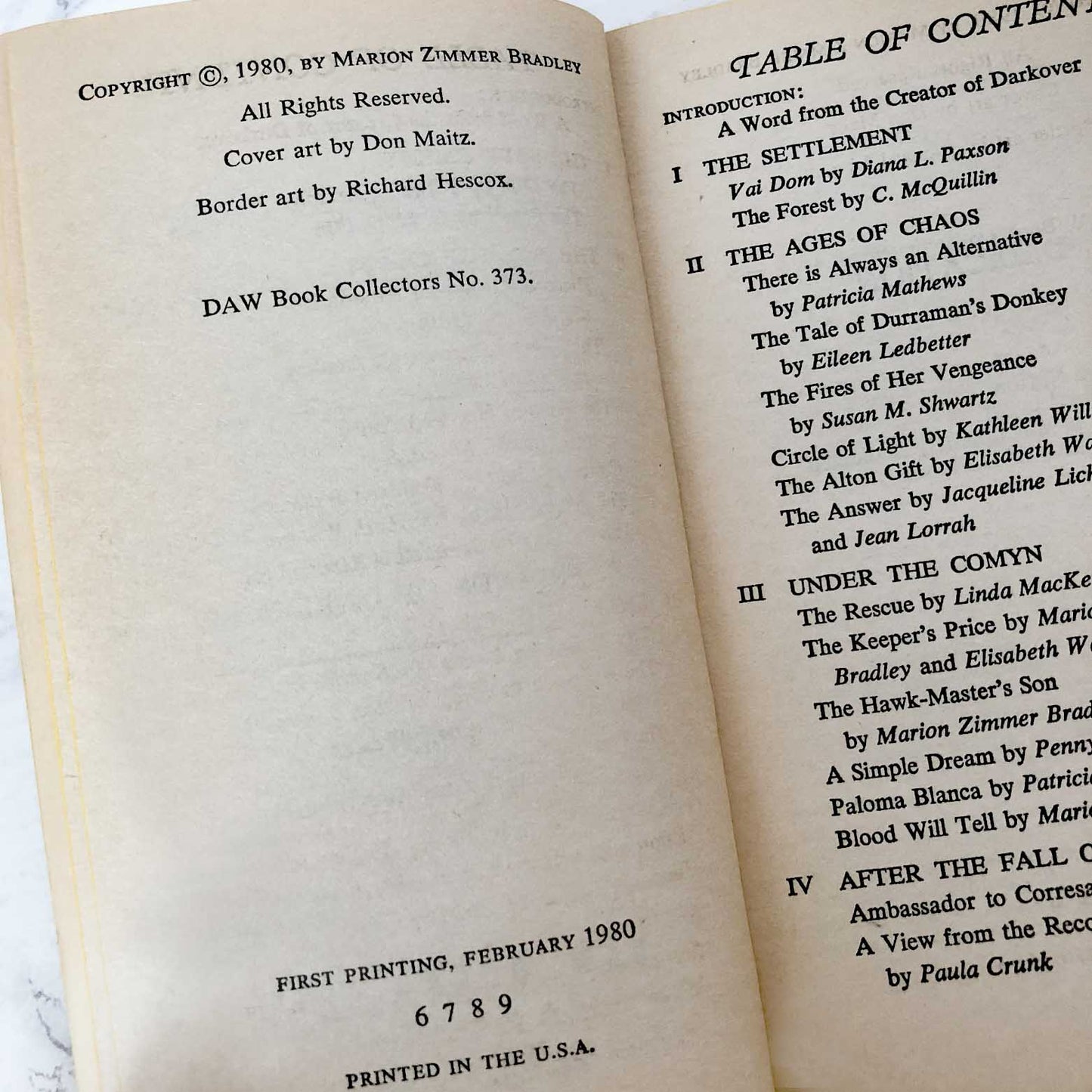 The Keepers Price & Other Stories by Marion Zimmer Bradley & Friends [1980 PAPERBACK]
