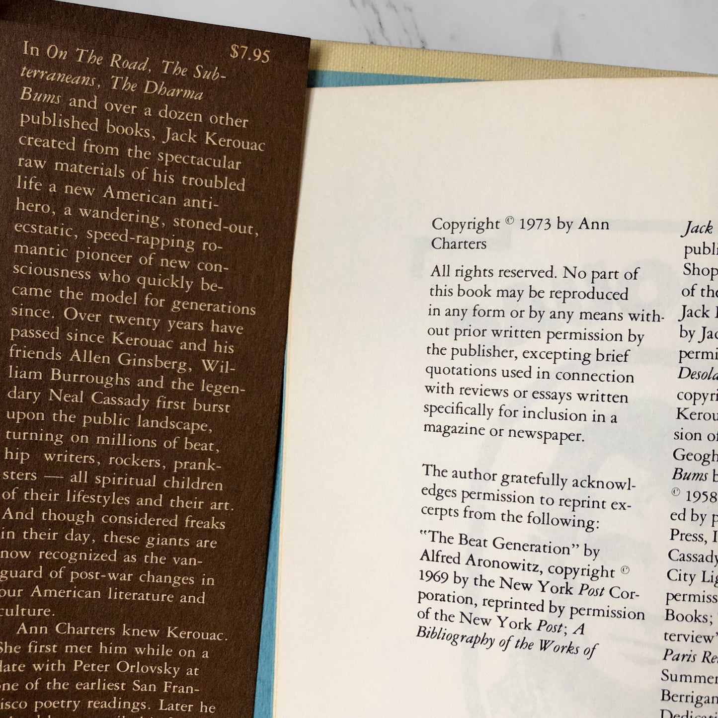 Kerouac: A Biography by Ann Charters [FIRST EDITION / FIRST PRINTING] - Bookshop Apocalypse