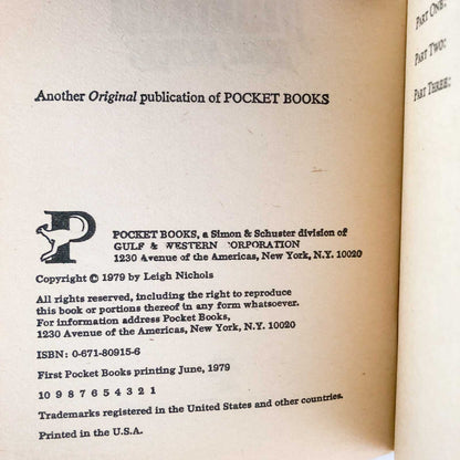 The Key to Midnight by Leigh Nichols "aka Dean Koontz" [FIRST EDITION / FIRST PRINTING] 1979
