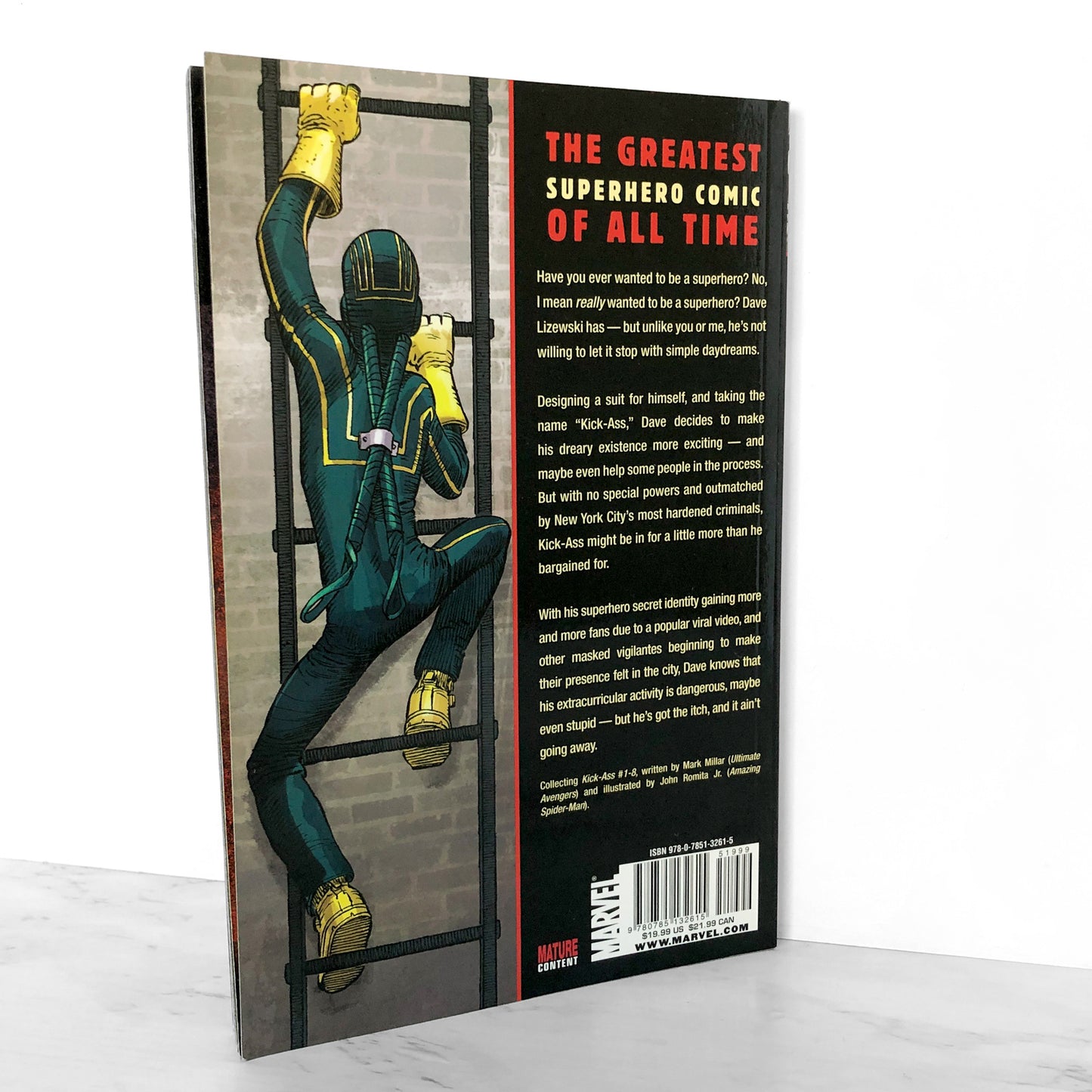 Kick-Ass by Mark Millar & John Romita Jr. [FIRST PAPERBACK PRINTING] Kick-Ass #1-8 • 2011