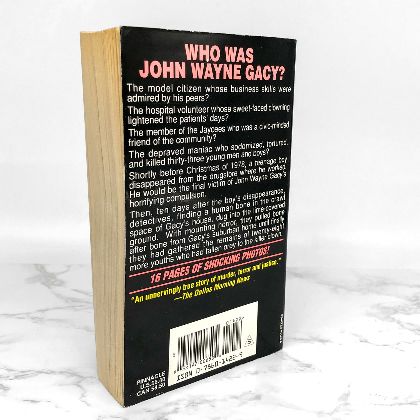 Killer Clown: The John Wayne Gacy Murders by Terry Sullivan [1991 PAPERBACK]