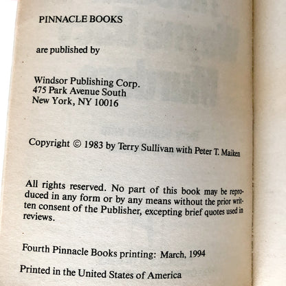Killer Clown: The John Wayne Gacy Murders by Terry Sullivan [1994 PAPERBACK]