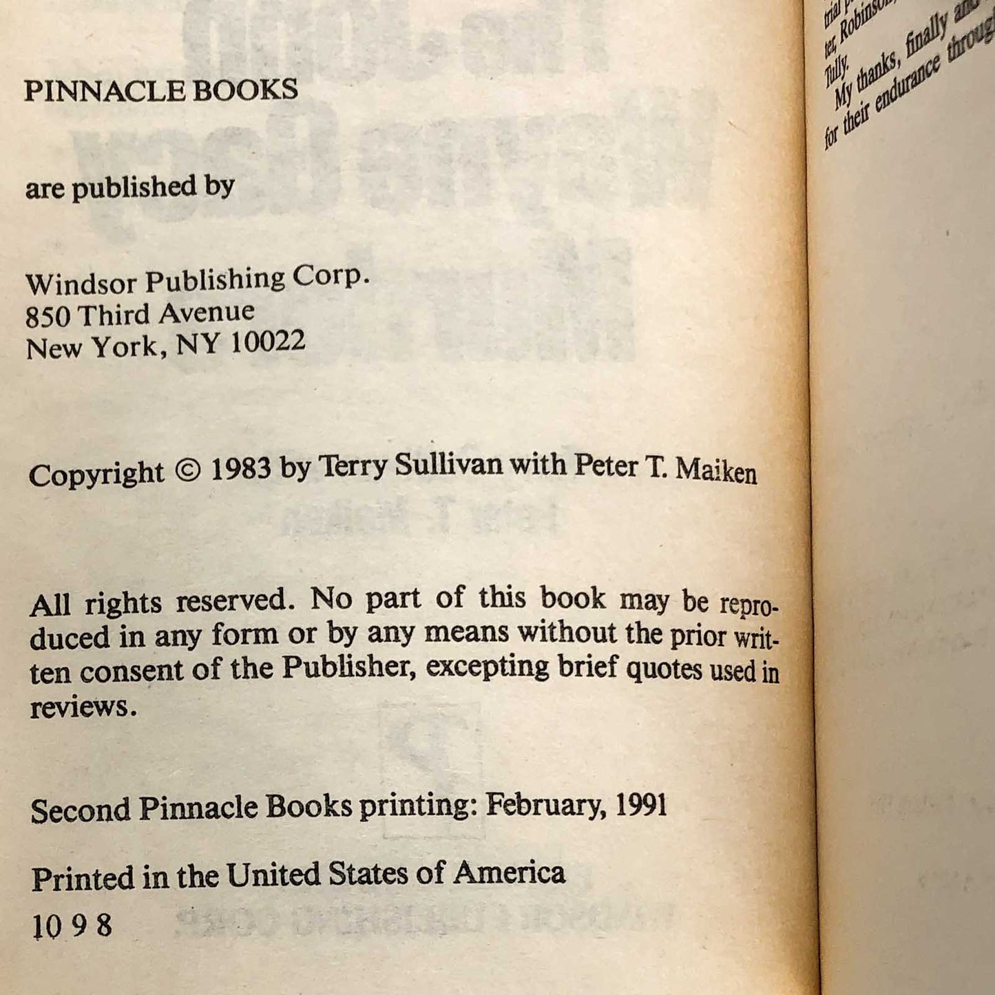 Killer Clown: The John Wayne Gacy Murders by Terry Sullivan [1991 PAPERBACK]