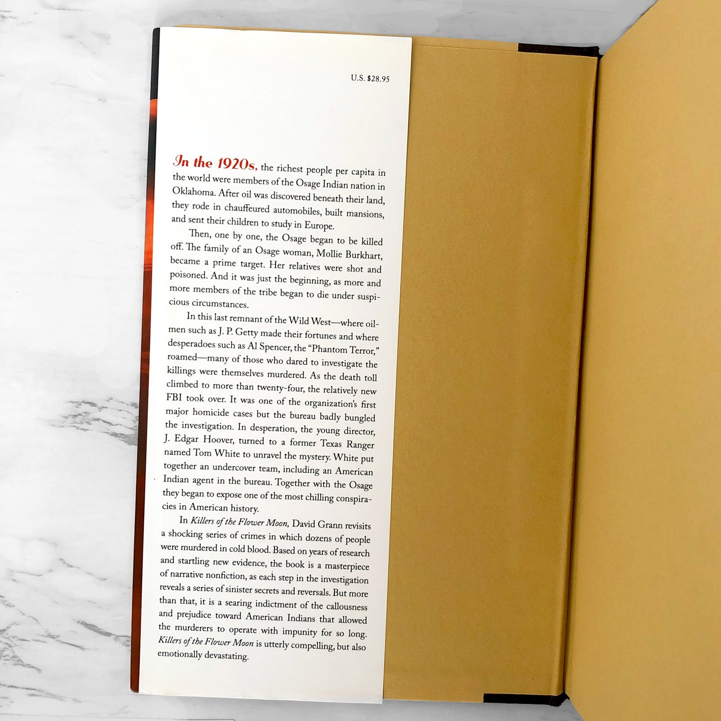 Killers of the Flower Moon: The Osage Murders & the Birth of the FBI by David Grann [2017 HARDCOVER]