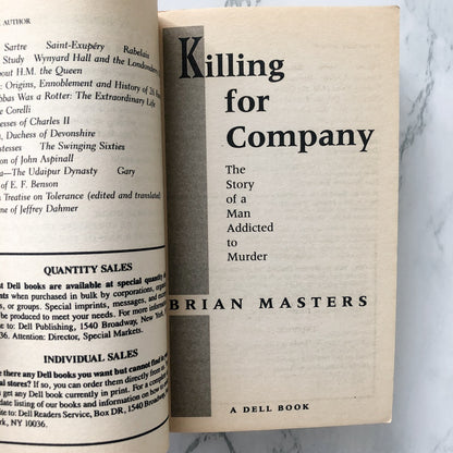 Killing for Company: The Case of Dennis Nilsen [FIRST PAPERBACK PRINTING / 1994] - Bookshop Apocalypse