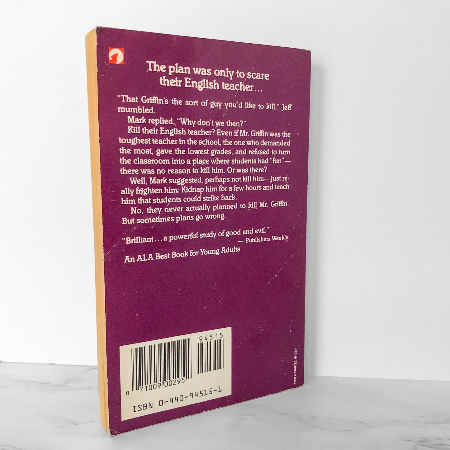 Killing Mr. Griffin by Lois Duncan [1979 PAPERBACK]