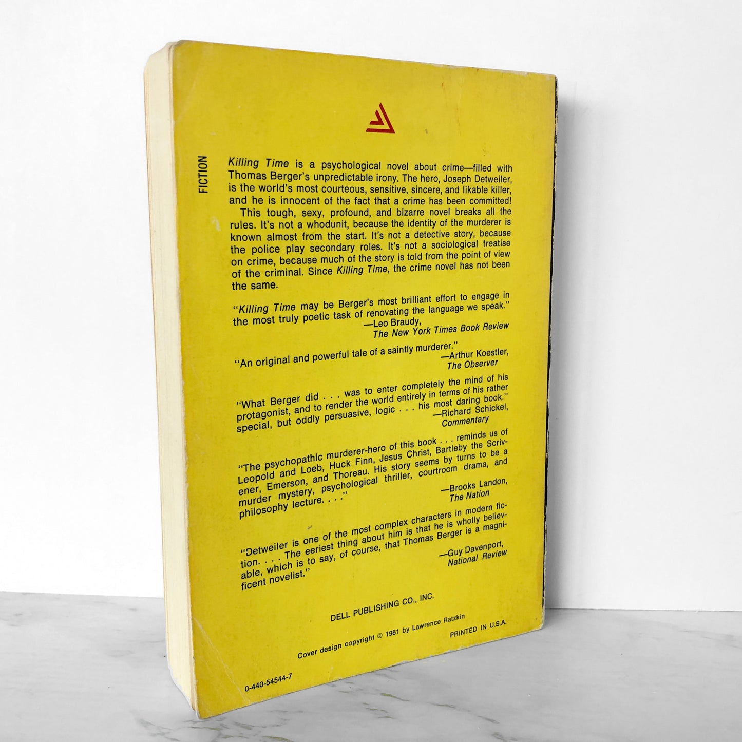 Killing Time by Thomas Berger [TRADE PAPERBACK / 1981]