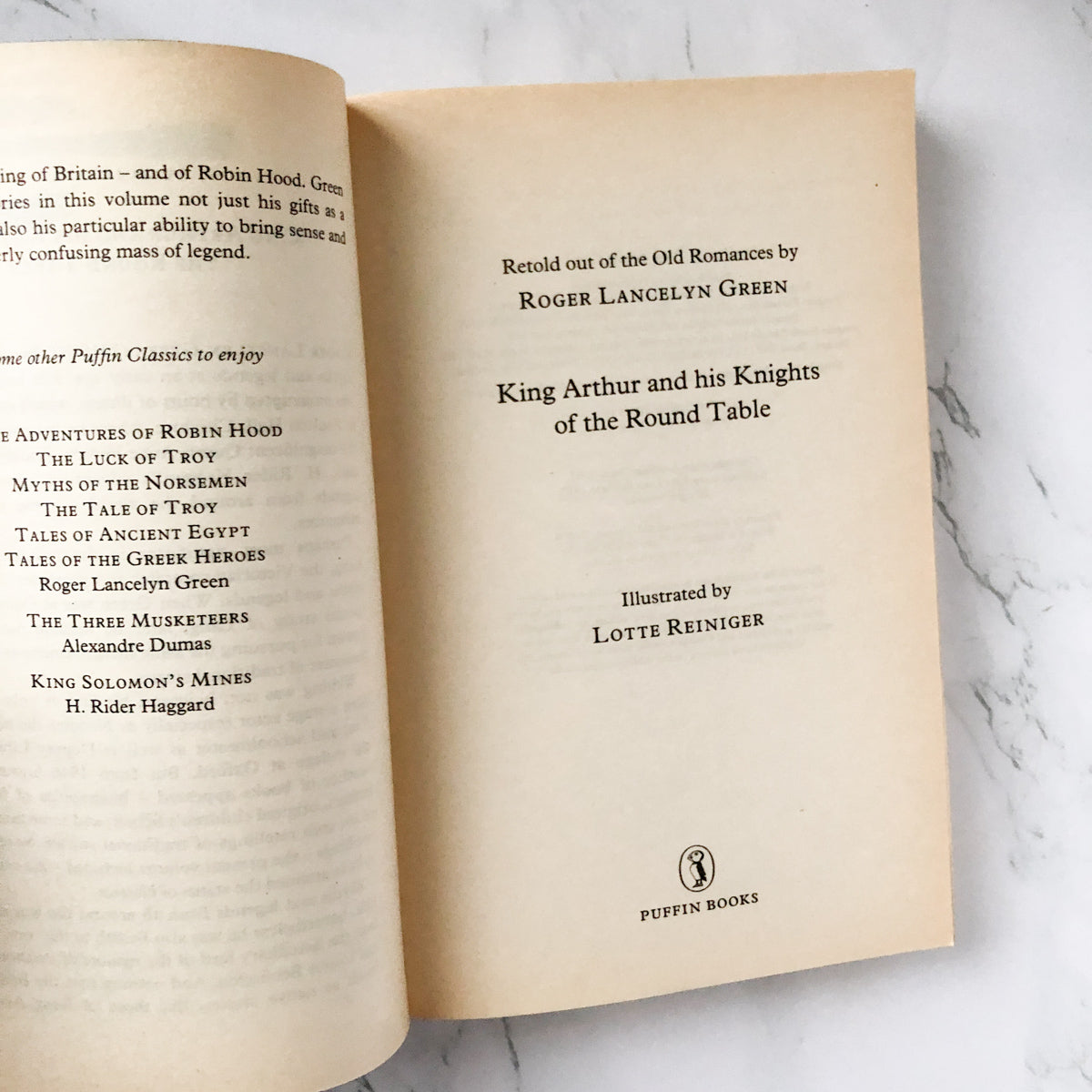 King Arthur and His Knights of the Round Table by Roger Lancelyn Green [TRADE PAPERBACK / 1994] - Bookshop Apocalypse