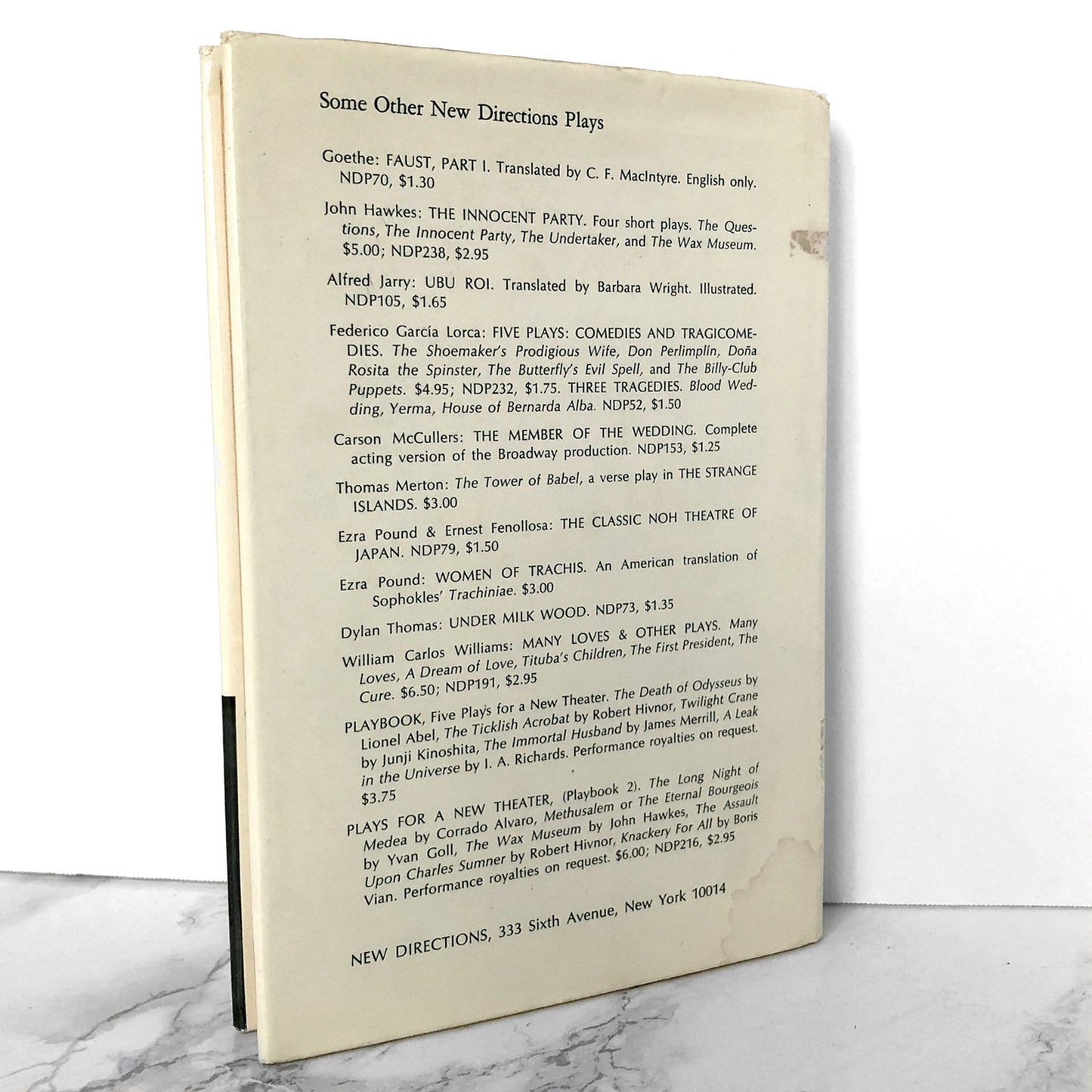 Kingdom of Earth by Tennessee Williams [FIRST EDITION] 1968