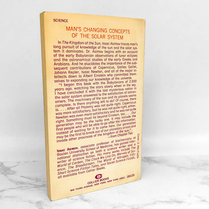 The Kingdom of the Sun by Isaac Asimov [1966 PAPERBACK]