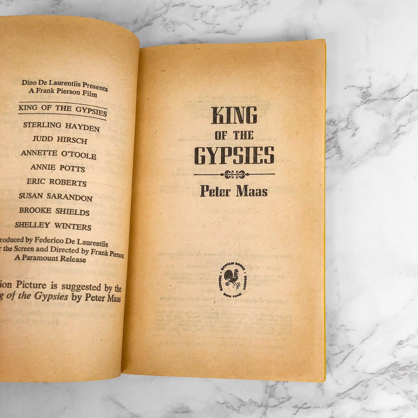 King of the Gypsies by Peter Maas [1978 PAPERBACK]