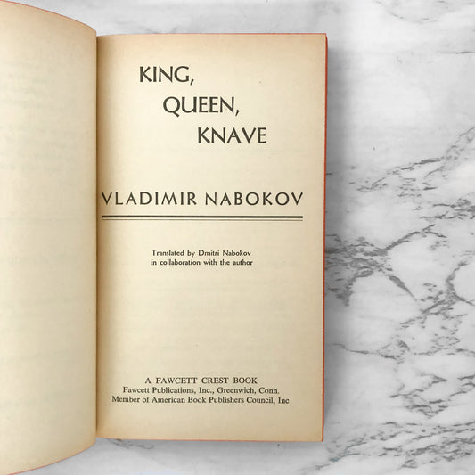 King, Queen, Knave by Vladimir Nabokov [FIRST PAPERBACK PRINTING] 1969
