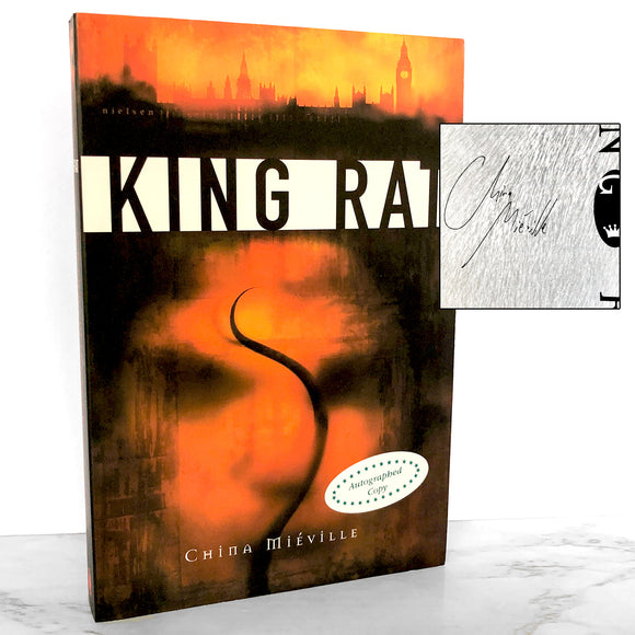 King Rat by China Miéville SIGNED! [FIRST PAPERBACK PRINTING] 2000 • Tor