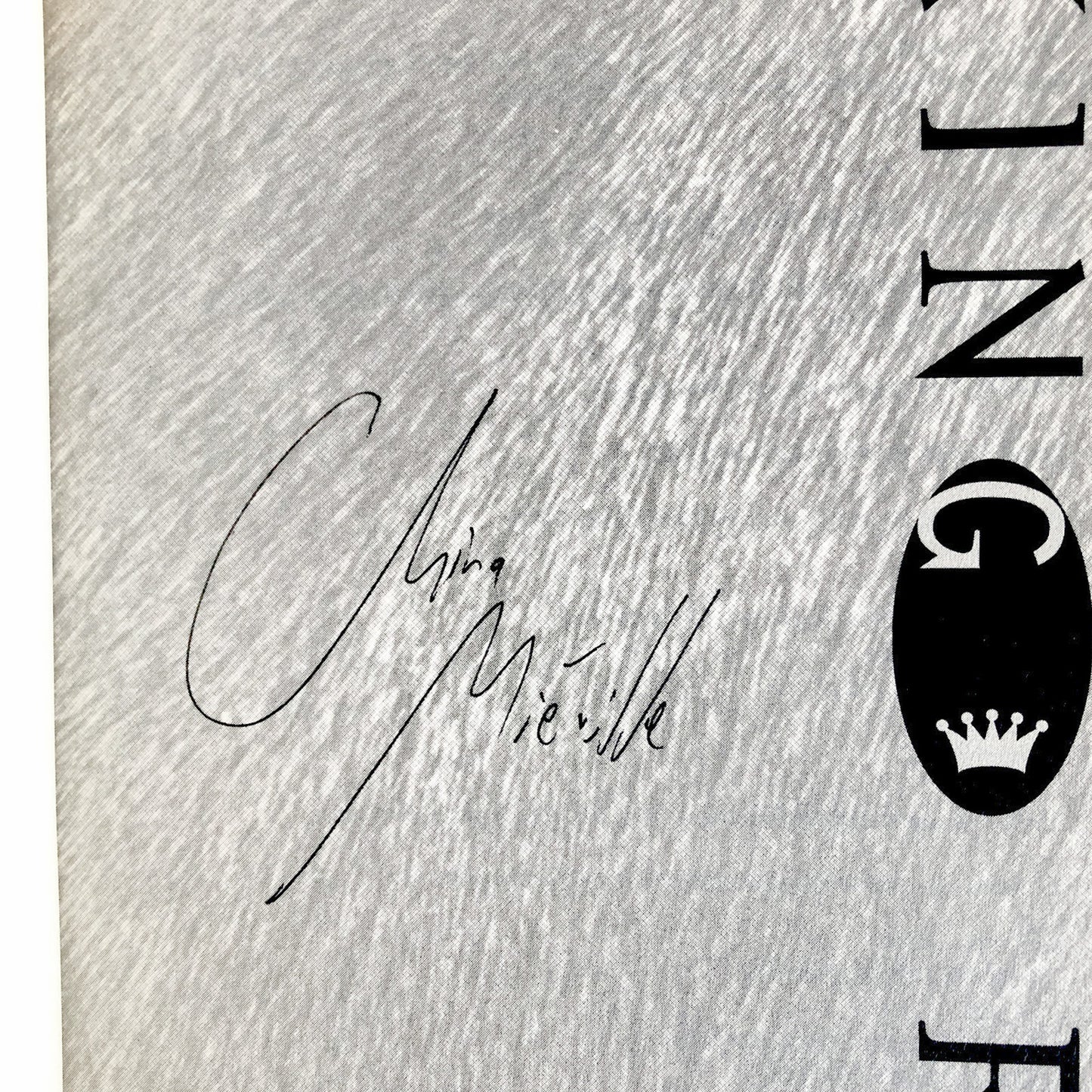 King Rat by China Miéville SIGNED! [FIRST PAPERBACK PRINTING] 2000 • Tor