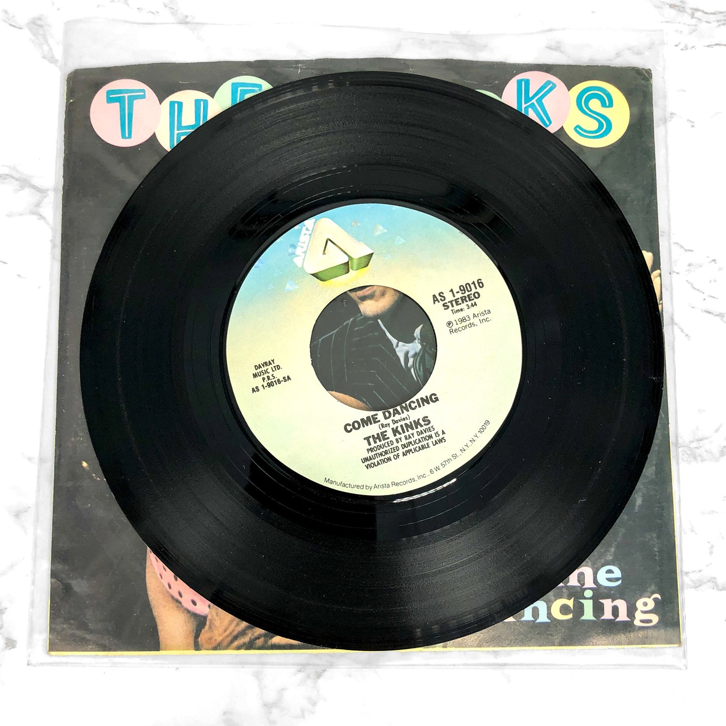 The Kinks – Come Dancing [7" VINYL SINGLE] 1983 • Arista Records