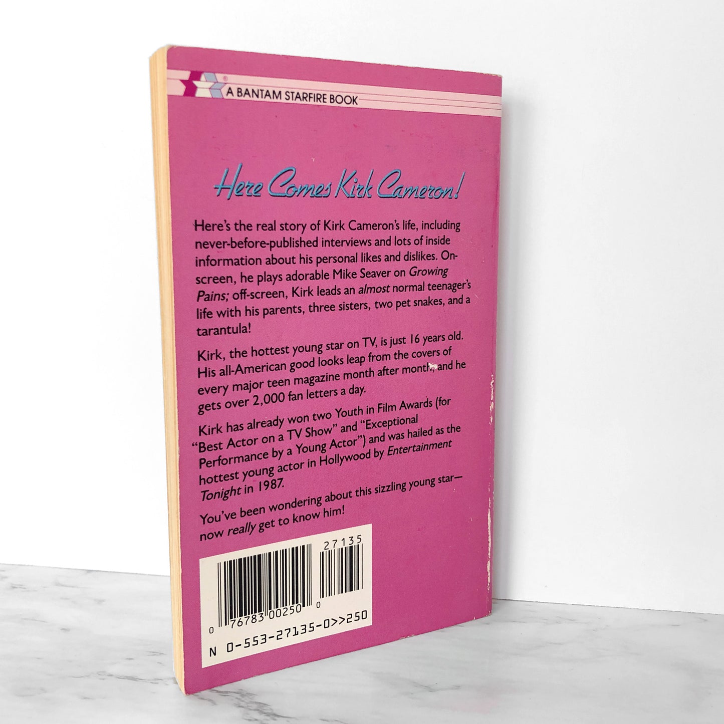 Kirk Cameron: Dream Guy by Grace Catalano [1987 PAPERBACK]