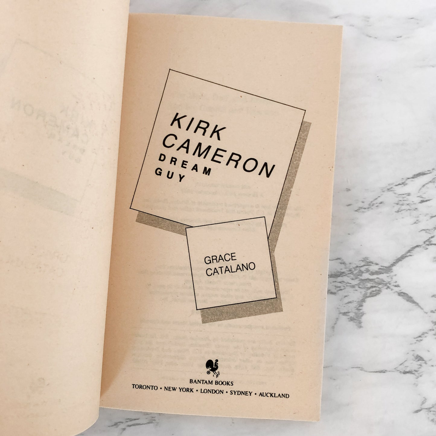 Kirk Cameron: Dream Guy by Grace Catalano [1987 PAPERBACK]