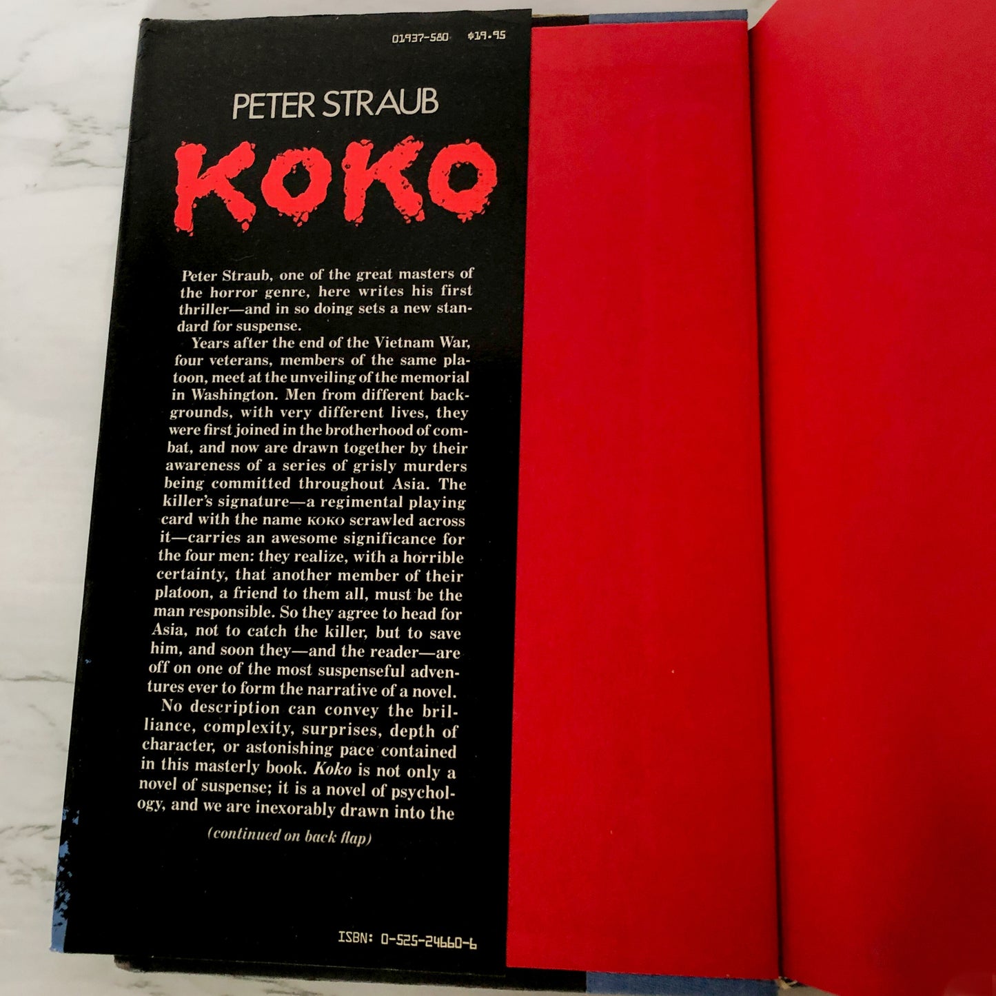 Koko by Peter Straub SIGNED! [FIRST EDITION / FIRST PRINTING]