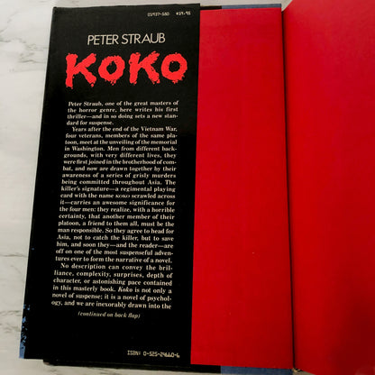Koko by Peter Straub SIGNED! [FIRST EDITION / FIRST PRINTING]
