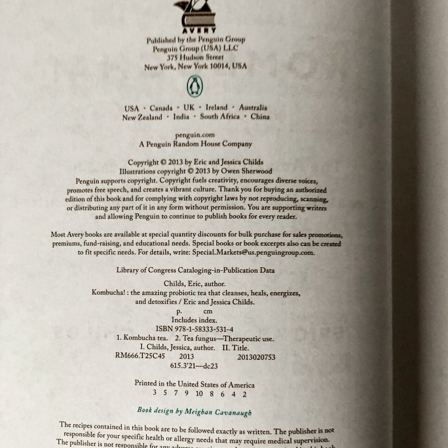 Kombucha! by Eric & Jessica Childs [FIRST EDITION / 2013] - Bookshop Apocalypse