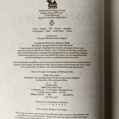 Kombucha! by Eric & Jessica Childs [FIRST EDITION / 2013] - Bookshop Apocalypse