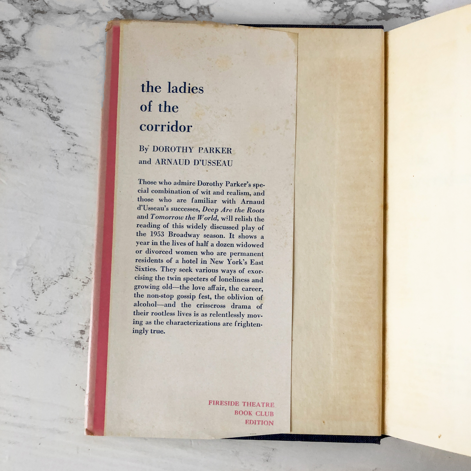 The Ladies of the Corridor by Dorothy Parker & Arnaud d'Usseau [BCE] - Bookshop Apocalypse