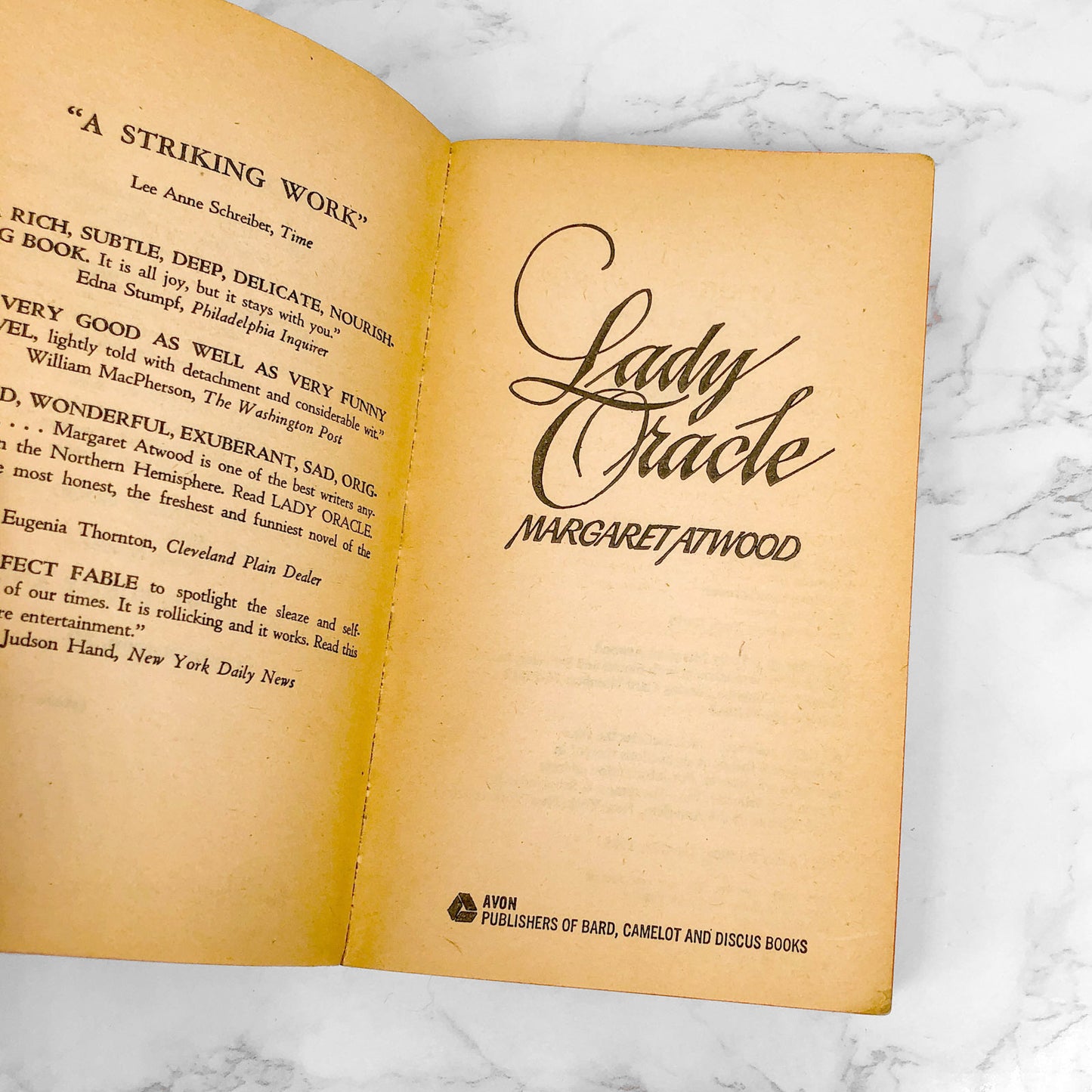 Lady Oracle by Margaret Atwood [FIRST PAPERBACK PRINTING] 1978