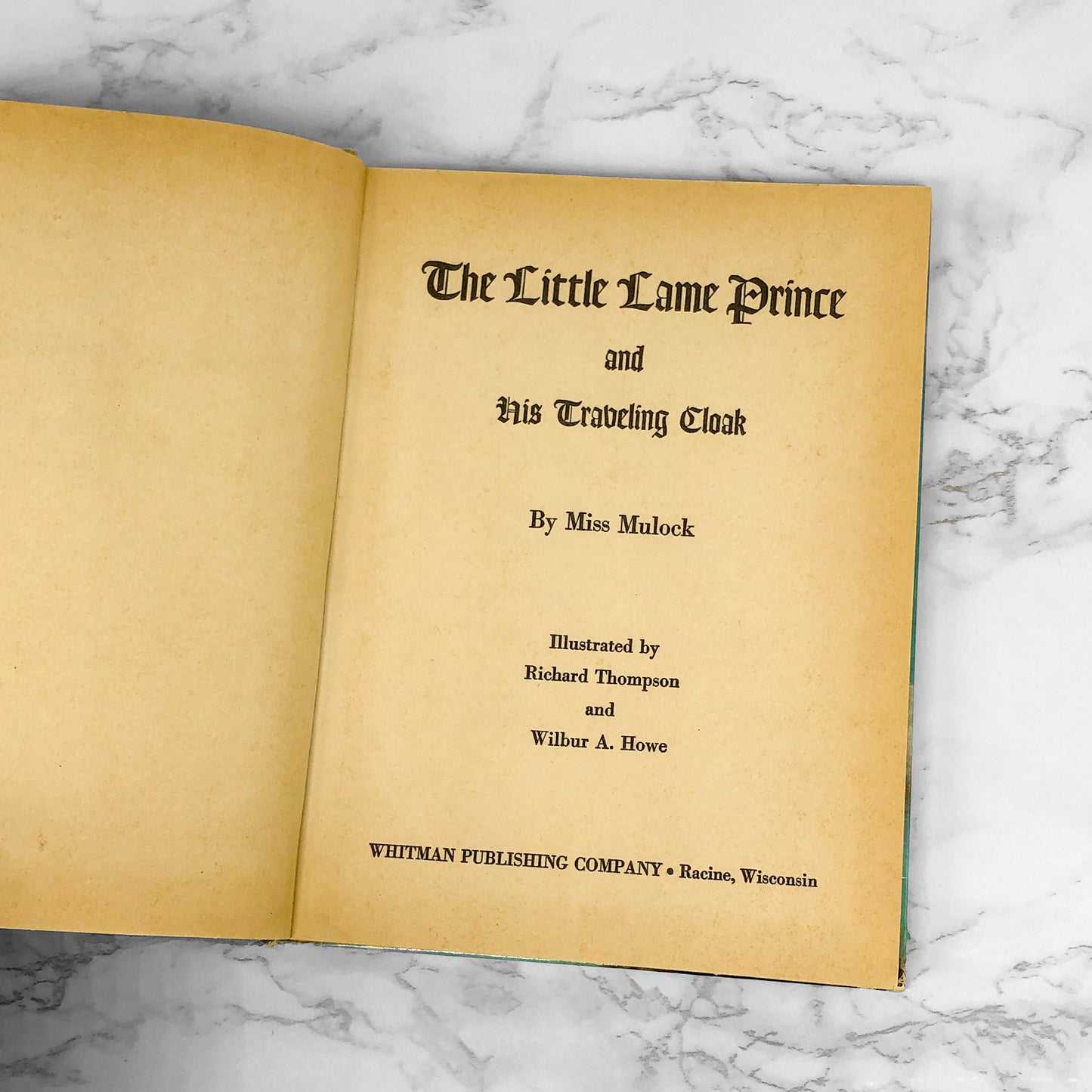 The Little Lame Prince and His Traveling Cloak by Dinah Maria Mulock Craik [1964 HARDCOVER]