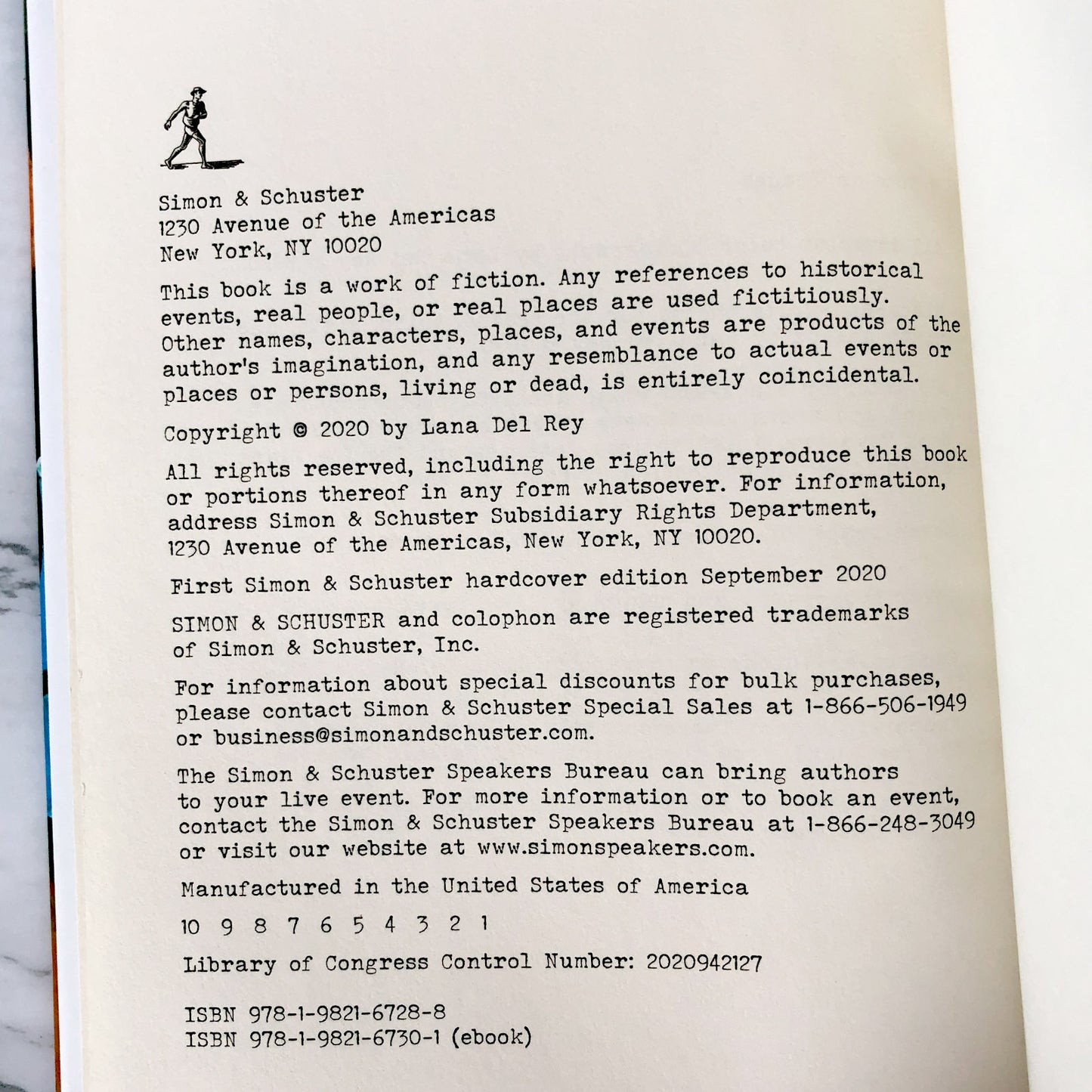 Violent Bent Backwards Over the Grass by Lana Del Rey [FIRST EDITION]