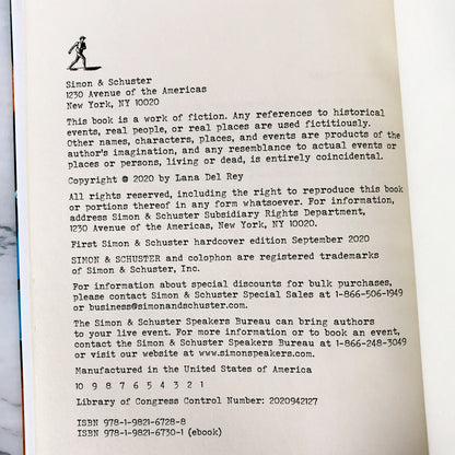 Violent Bent Backwards Over the Grass by Lana Del Rey [FIRST EDITION]