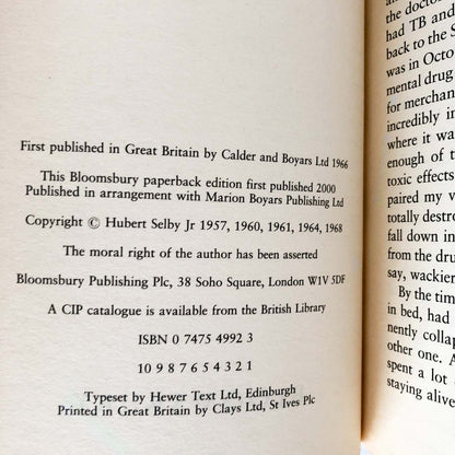 Last Exit to Brooklyn by Hubert Selby Jr. [U.K TRADE PAPERBACK] • Bloomsbury