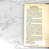 Last Notes From Home by Frederick Exley [FIRST EDITION] 1988 • Random House