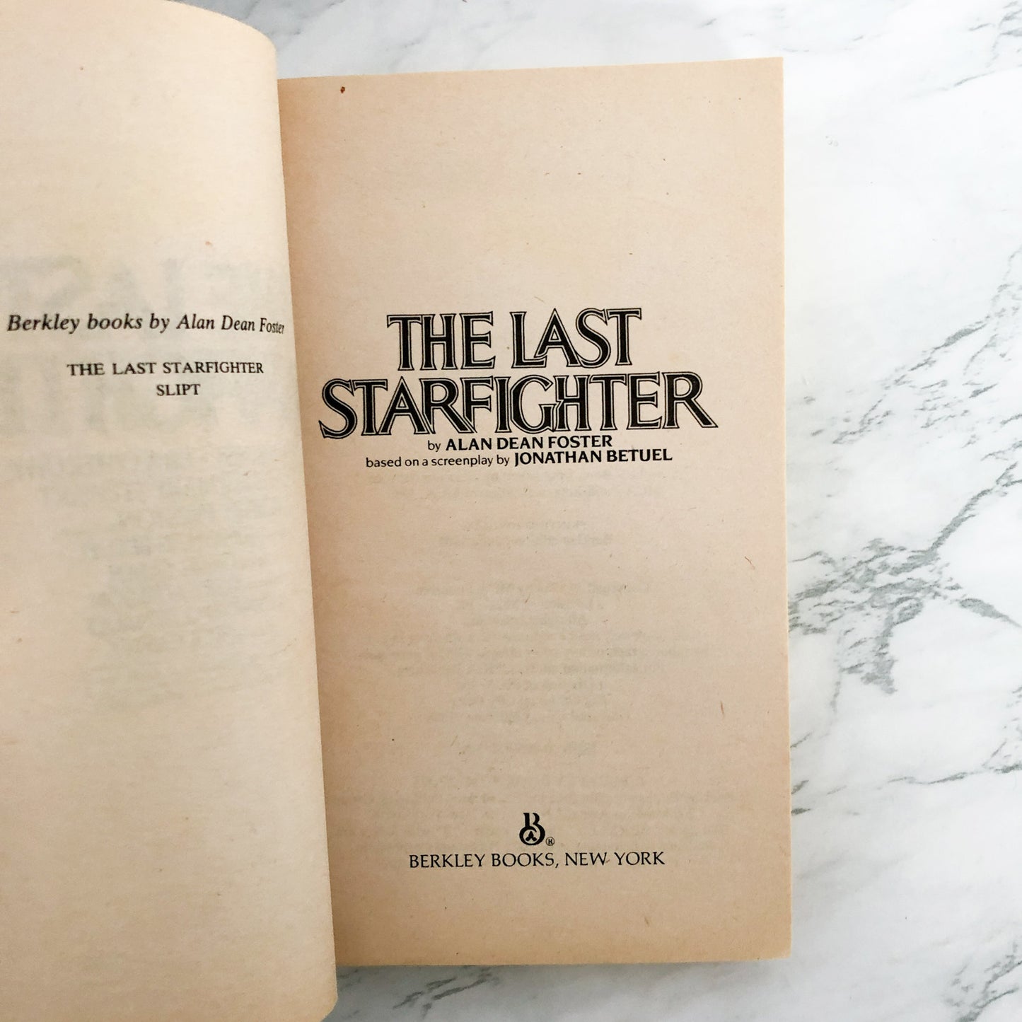 The Last Starfighter by Alan Dean Foster [MOVIE TIE-IN PAPERBACK / 1984]