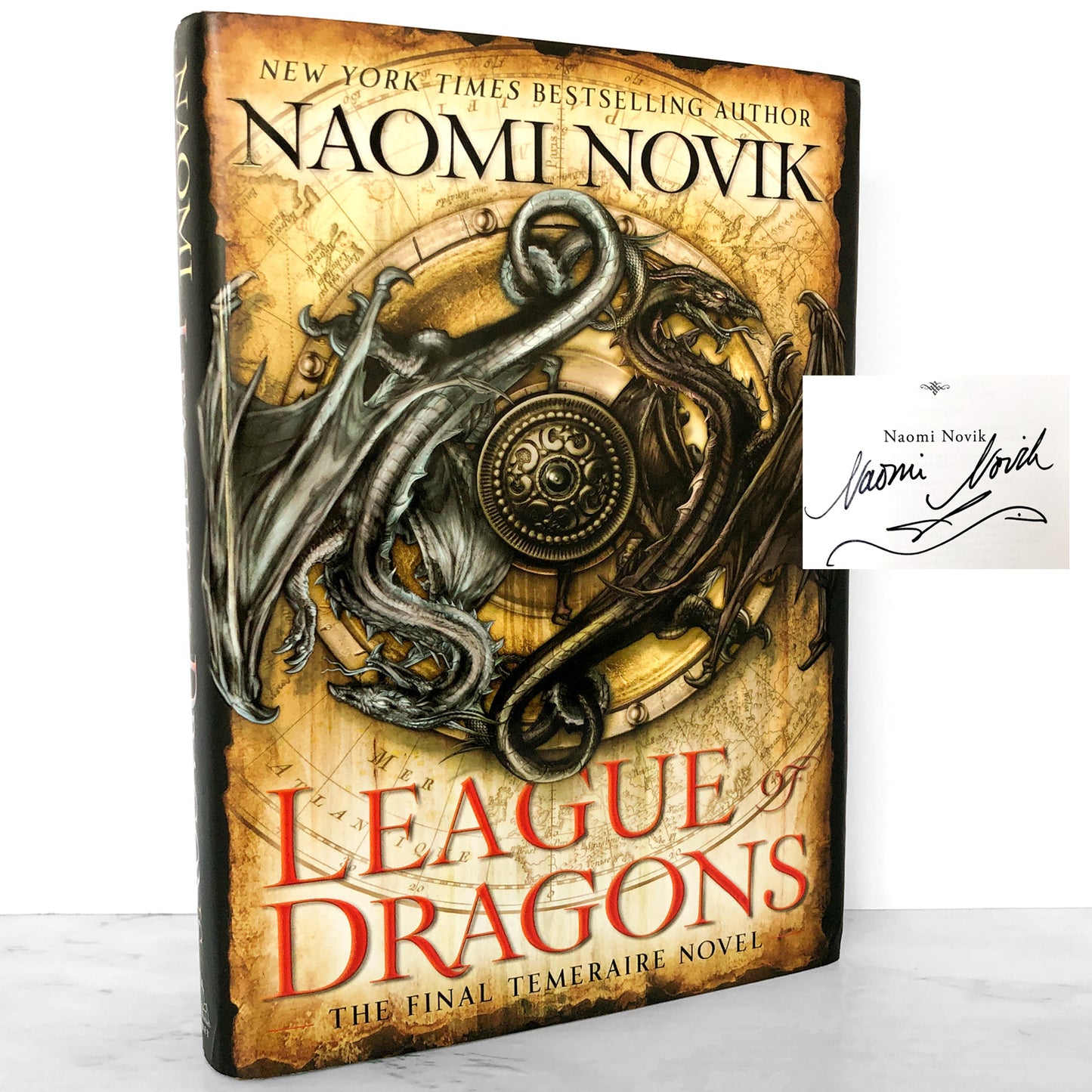 League of Dragons by Naomi Novik SIGNED! [FIRST EDITION / FIRST PRINTING] Temeraire #9