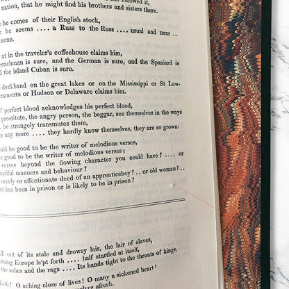 Leaves of Grass by Walt Whitman [FIRST EDITION FACSIMILE - 1992 1/2500] - Bookshop Apocalypse