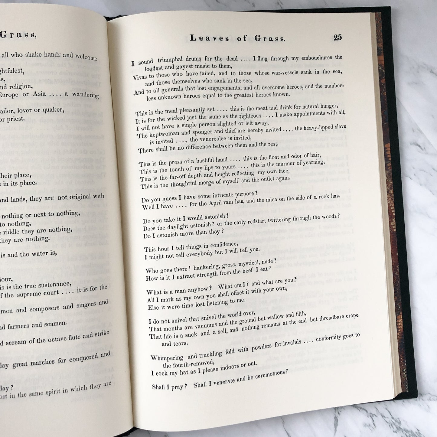 Leaves of Grass by Walt Whitman [FIRST EDITION FACSIMILE - 1992 1/2500] - Bookshop Apocalypse