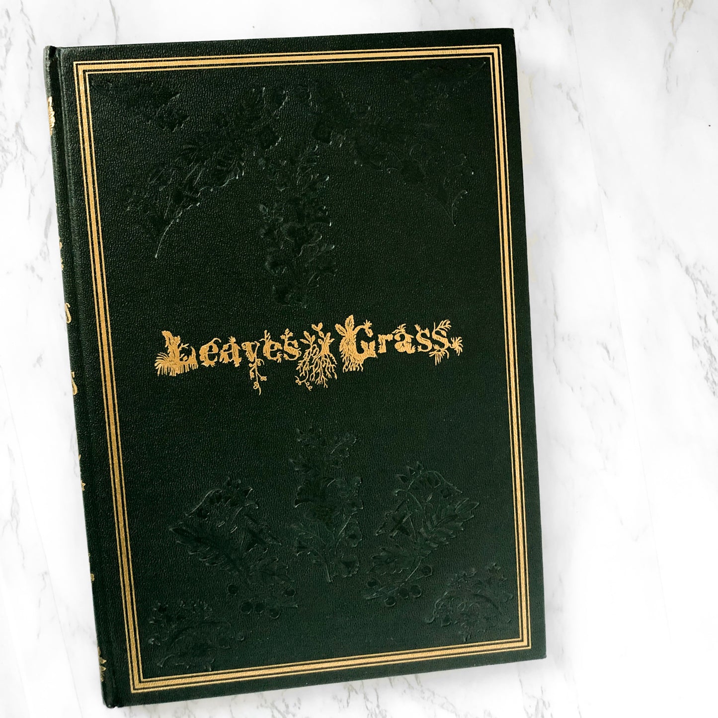 Leaves of Grass by Walt Whitman [FIRST EDITION FACSIMILE - 1992 1/2500] - Bookshop Apocalypse