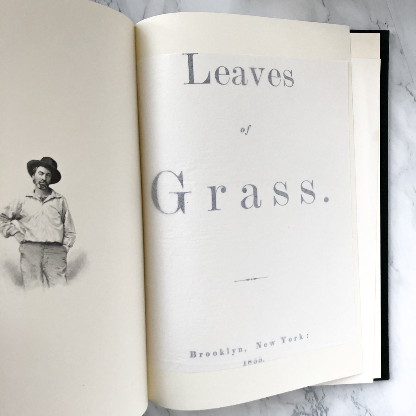 Leaves of Grass by Walt Whitman [FIRST EDITION FACSIMILE - 1992 1/2500] - Bookshop Apocalypse