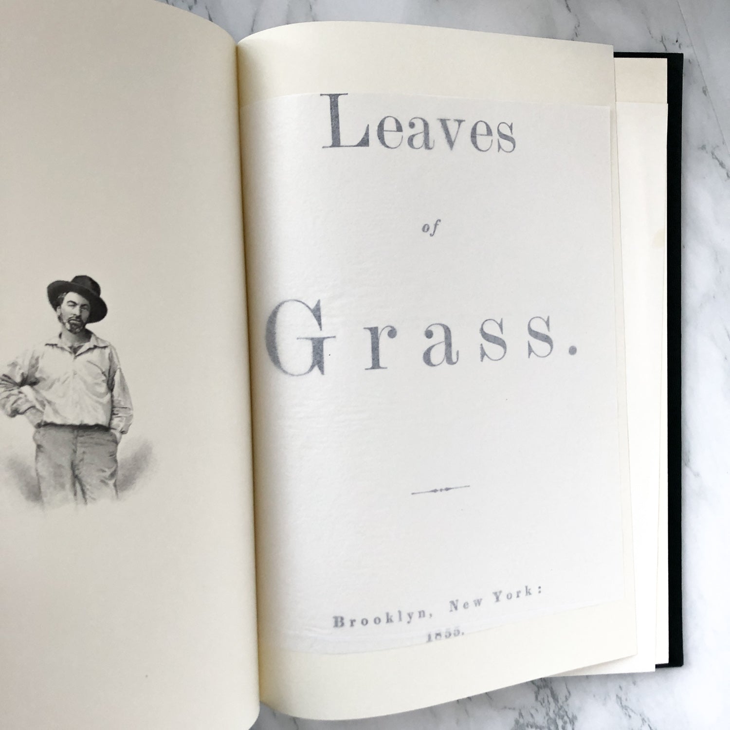 Leaves of Grass by Walt Whitman [FIRST EDITION FACSIMILE - 1992 1/2500] - Bookshop Apocalypse