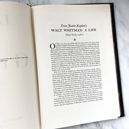 Leaves of Grass by Walt Whitman [FIRST EDITION FACSIMILE - 1992 1/2500] - Bookshop Apocalypse