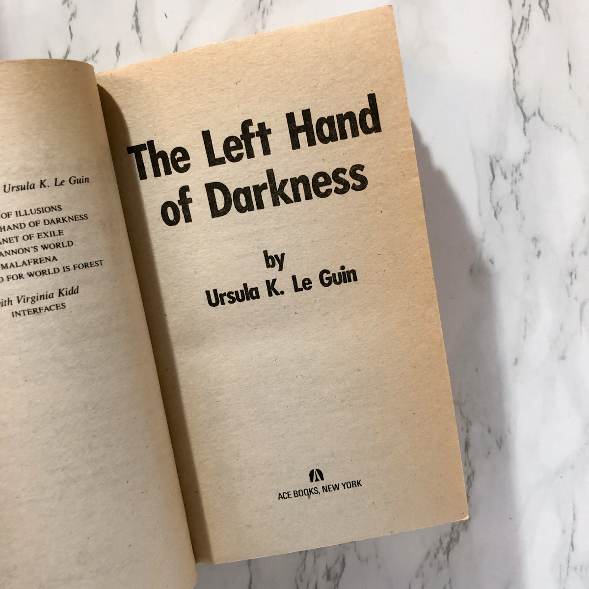 The Left Hand of Darkness by Ursula K. Le Guin [1984 PAPERBACK] - Bookshop Apocalypse