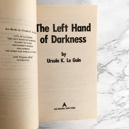 The Left Hand of Darkness by Ursula K. Le Guin [1984 PAPERBACK]