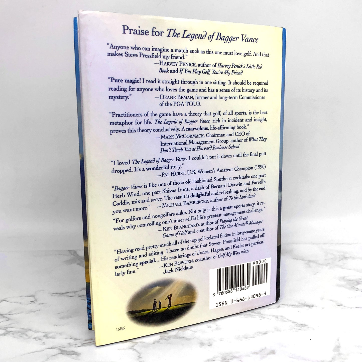 The Legend of Bagger Vance by Steven Pressfield [FIRST EDITION • FIRST PRINTING] 1995 1989