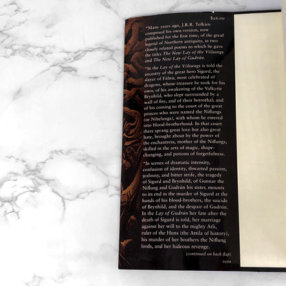 The Legend of Sigurd & Gudrún by J.R.R. Tolkien [FIRST EDITION / FIRST PRINTING] 2009