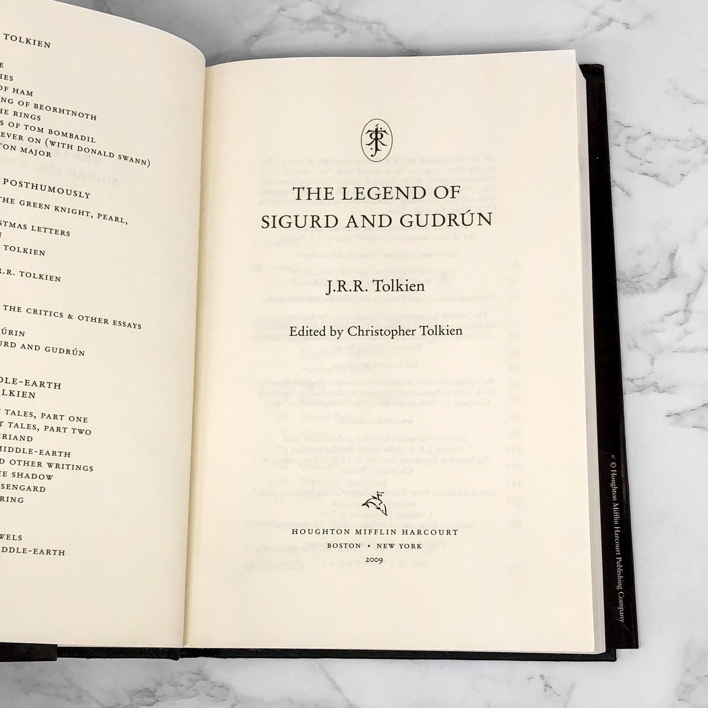 The Legend of Sigurd & Gudrún by J.R.R. Tolkien [FIRST EDITION / FIRST PRINTING] 2009