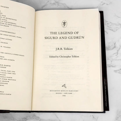 The Legend of Sigurd & Gudrún by J.R.R. Tolkien [FIRST EDITION / FIRST PRINTING] 2009