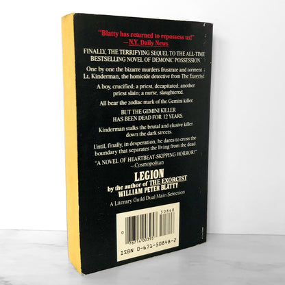 Legion: The Sequel to The Exorcist by William Peter Blatty [FIRST PAPERBACK PRINTING]