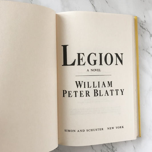 Legion: The Sequel to The Exorcist by William Peter Blatty [BOOK CLUB FIRST EDITION / 1983] - Bookshop Apocalypse